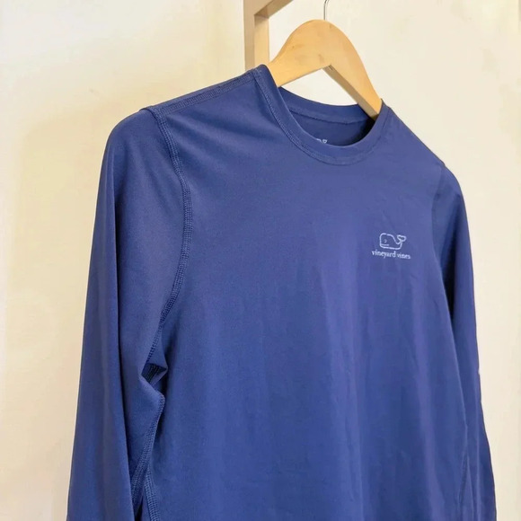 Vineyard Vines Kids Long Sleeve Performance Long-Sleeved Shirt Blue Size 12-14 - Picture 2 of 11